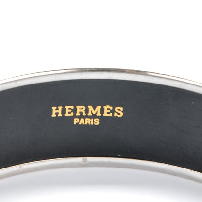 Hermes Enamel Printed Wide Bracelet 70 3 of 5
