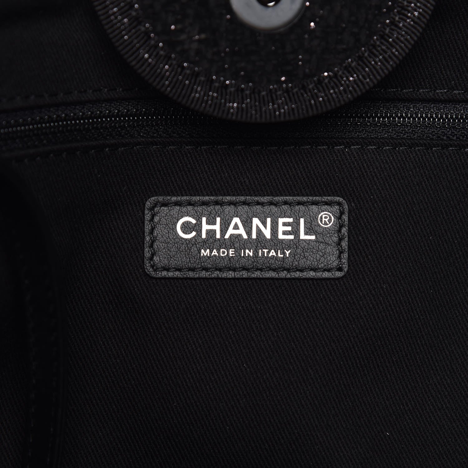Chanel Lurex Boucle Medium Deauville Tote Black 7 of 11