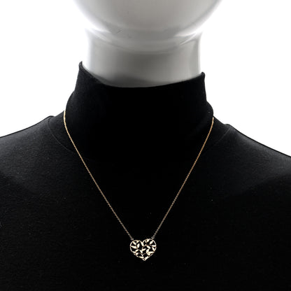 Tiffany 18K Rose Gold Paloma Picasso Olive Leaf Heart Pendant Necklace 2 of 4