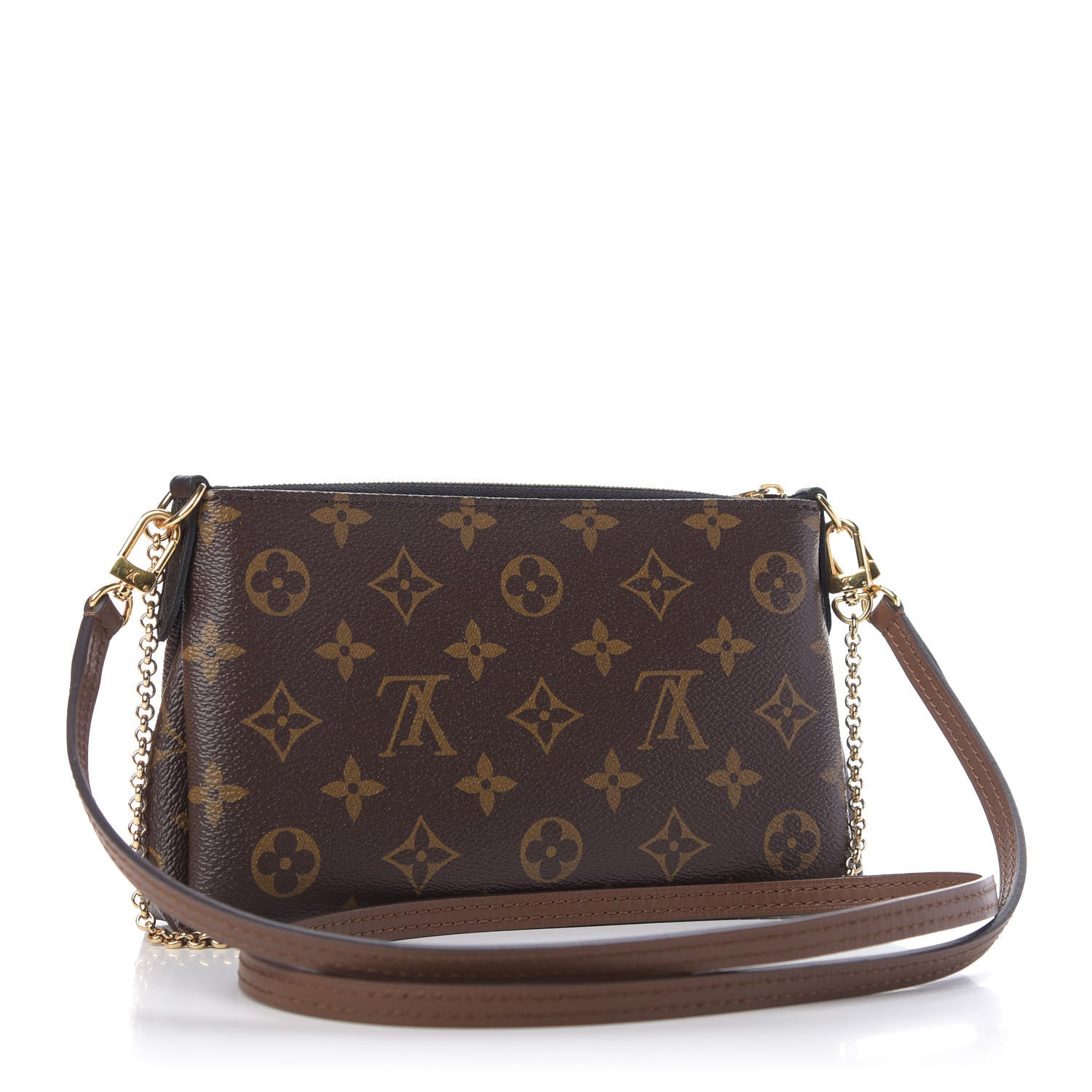 Louis Vuitton Monogram Pallas Clutch Black 3 of 10
