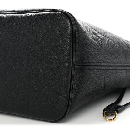 Louis Vuitton Empreinte Monogram Giant Neverfull MM Black 9 of 10