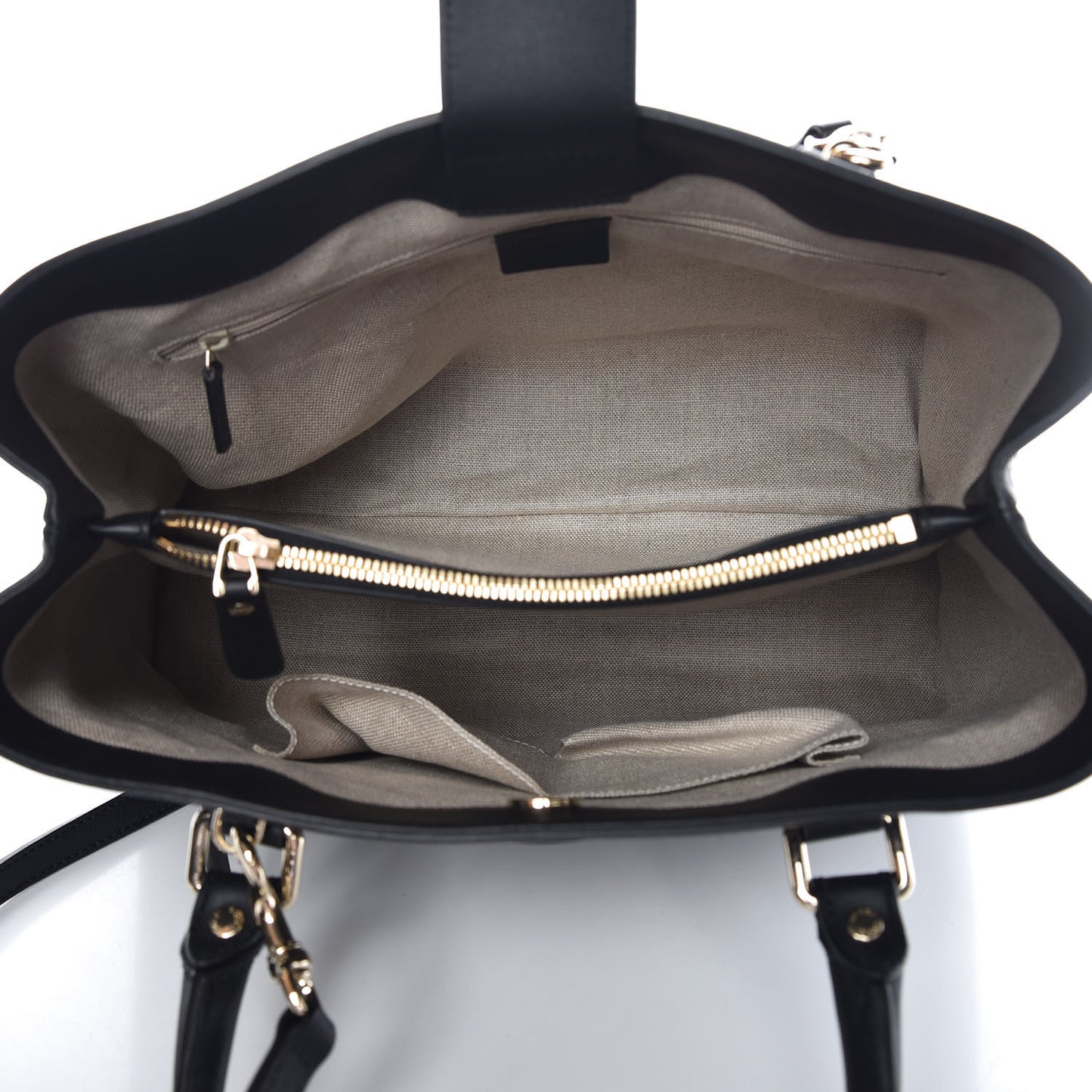 Soft Microguccissima Medium Tote Black