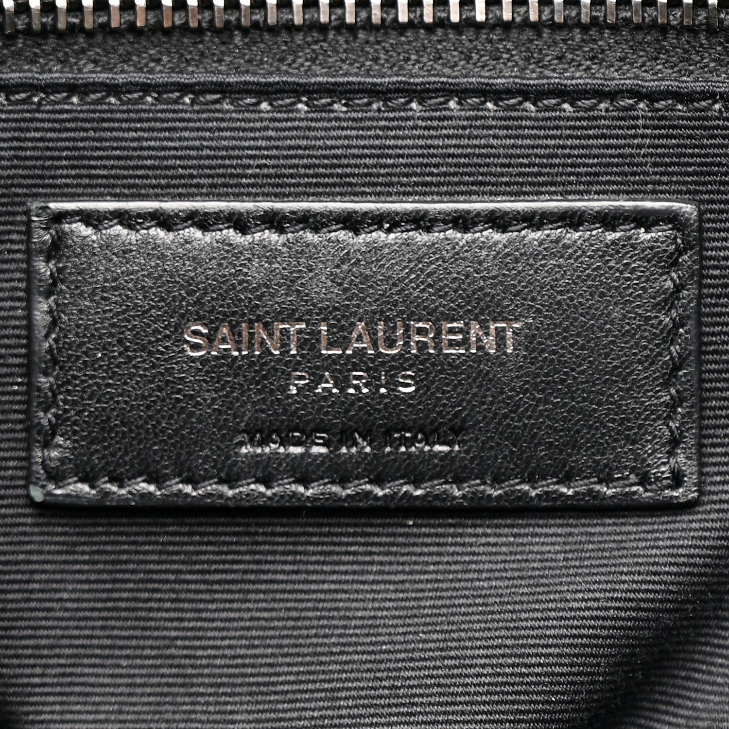 Saint Laurent Crinkled Calfskin Matelasse Monogram Medium Niki Chain Satchel Storm 6 of 15