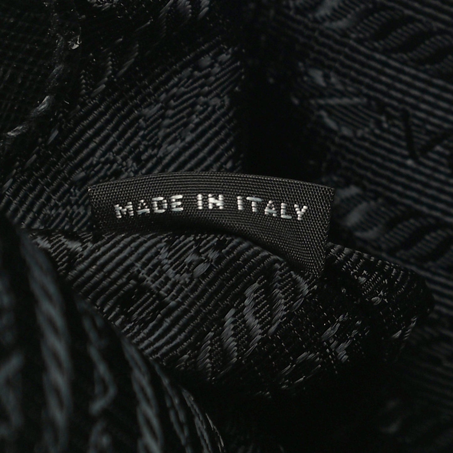 Tessuto Nylon Saffiano Tote Black