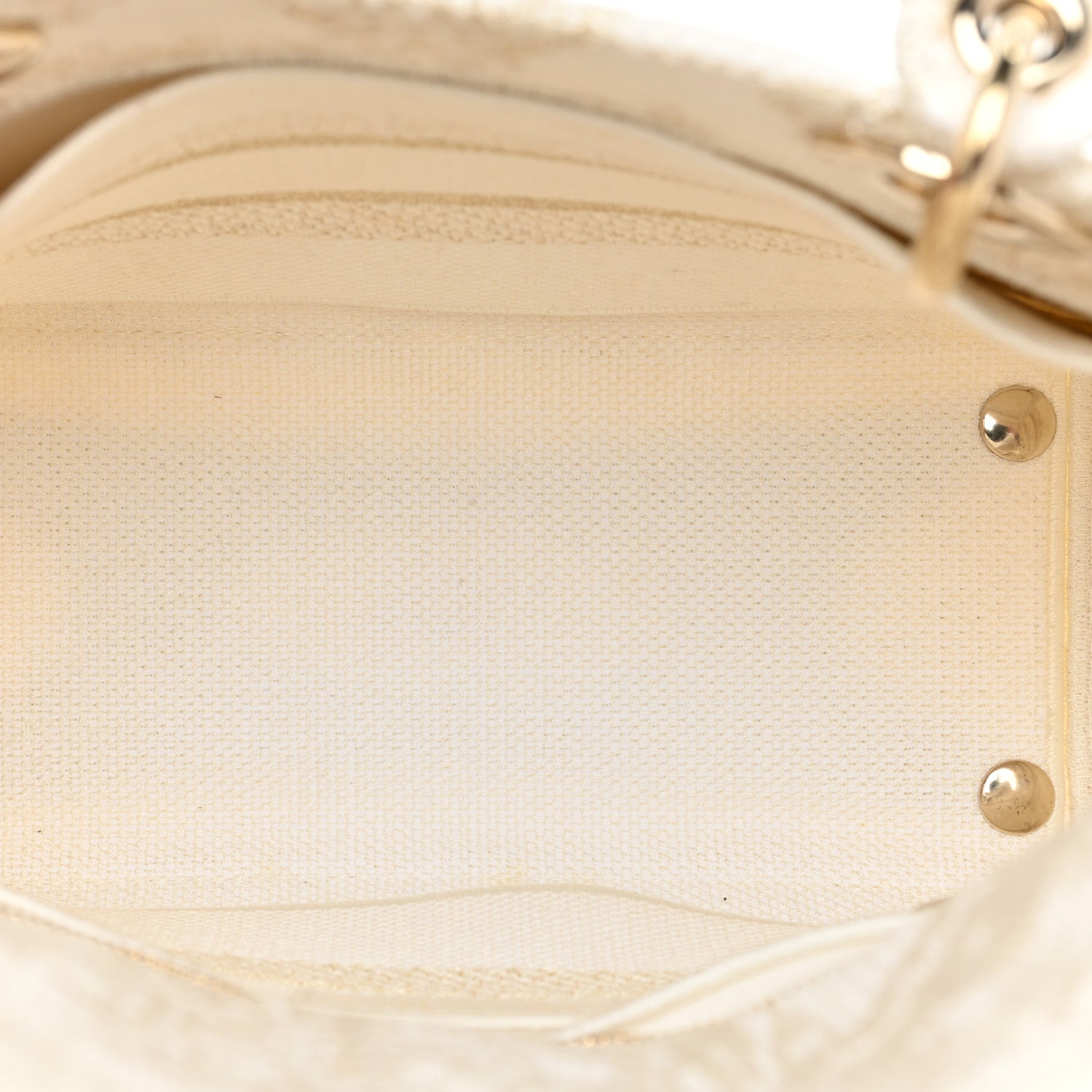 Christian Dior Canvas Around The World Stella Embroidered Medium Lady D-Lite White Gold 5 of 14