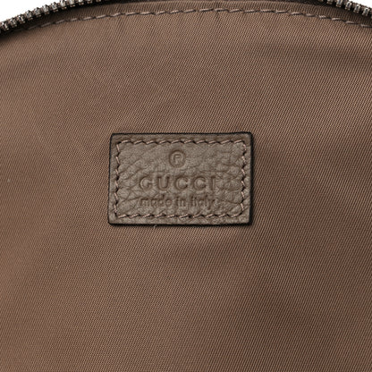 Gucci Piuma Calfskin Jumbo GG Embossed Small Toiletry Case Good Taupe 6 of 8