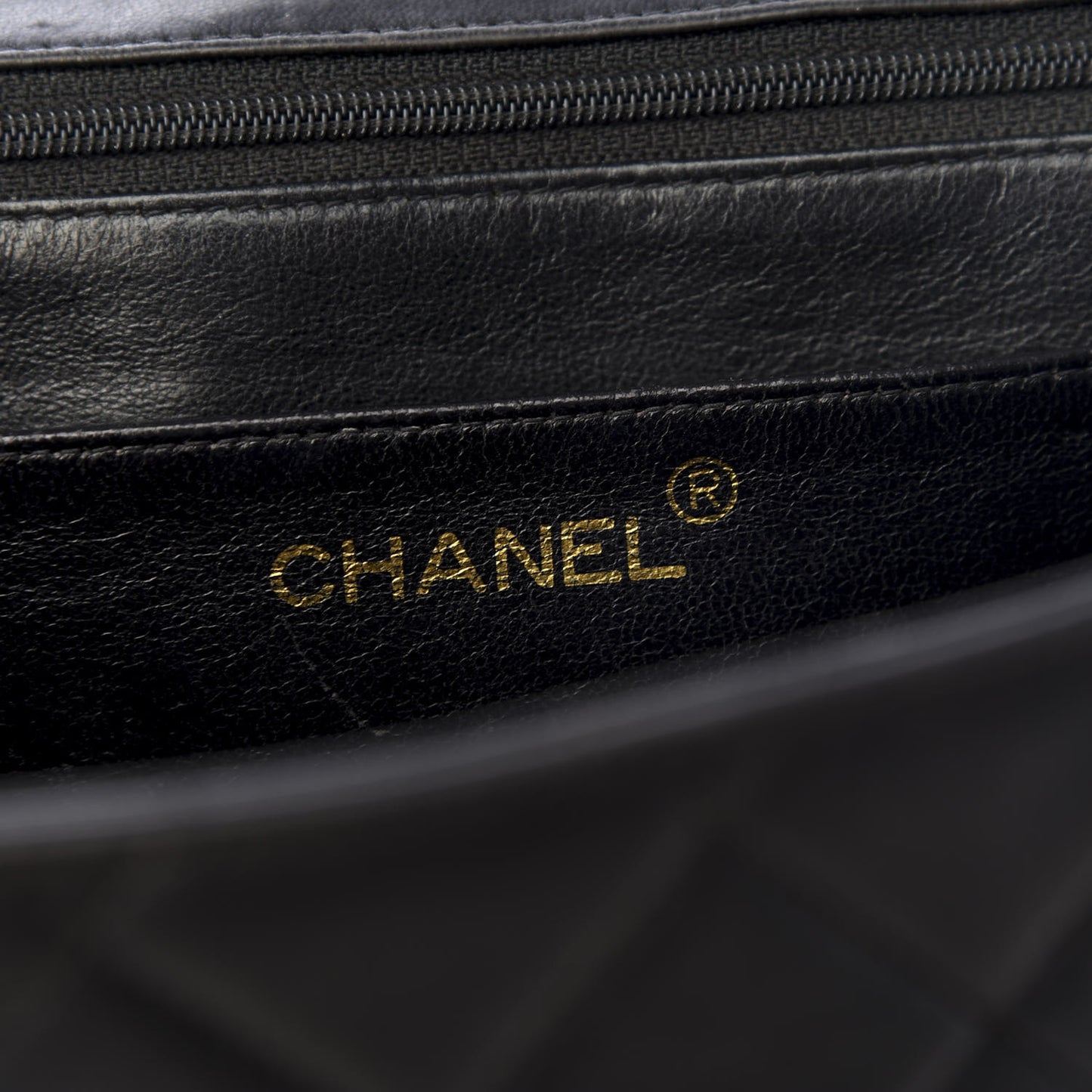 Lambskin Quilted XL Jumbo Single Flap Black