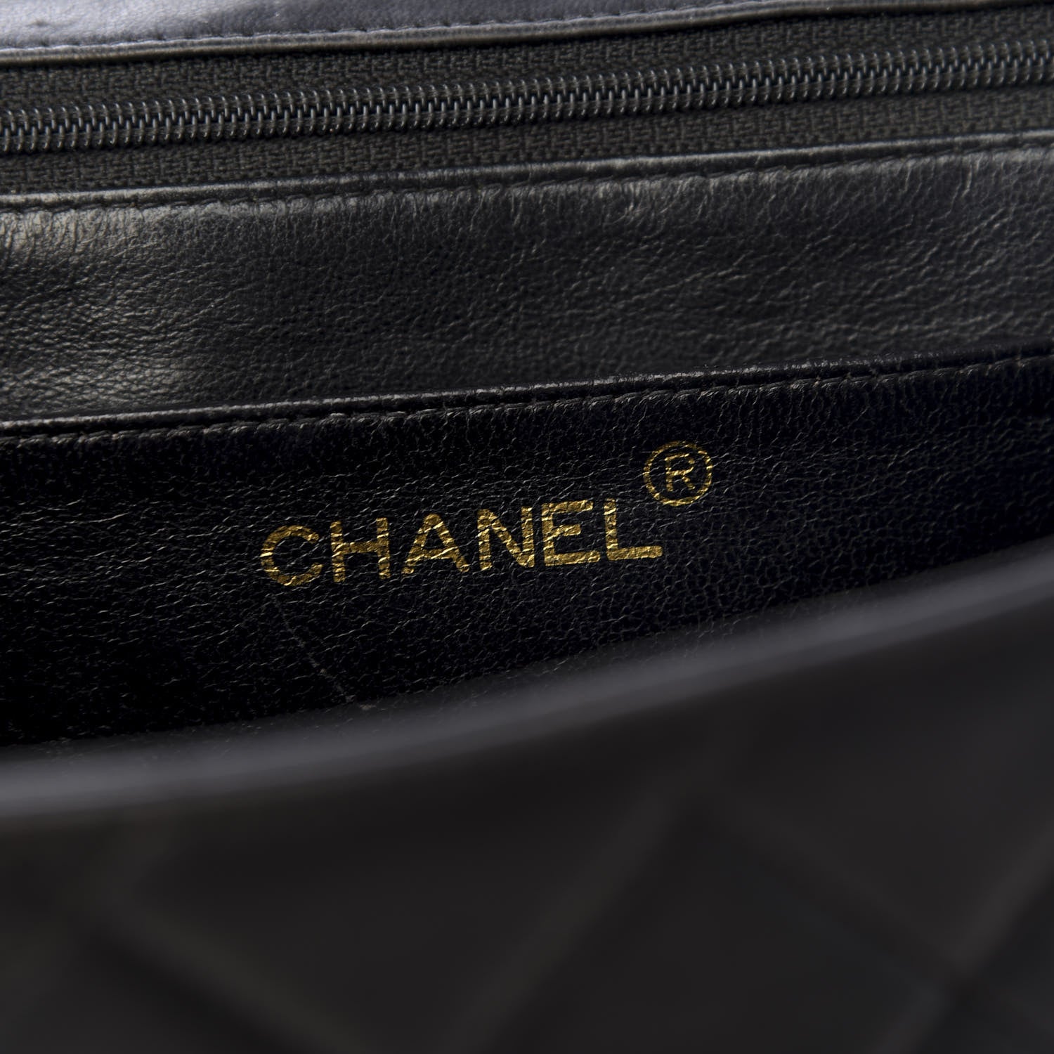 Chanel Lambskin Quilted XL Jumbo Single Flap Black 7 of 8