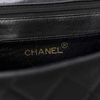 Chanel Lambskin Quilted XL Jumbo Single Flap Black 7 of 8