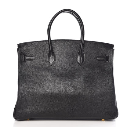 Hermes Chevre de Coromandel Birkin 35 Black 4 of 35