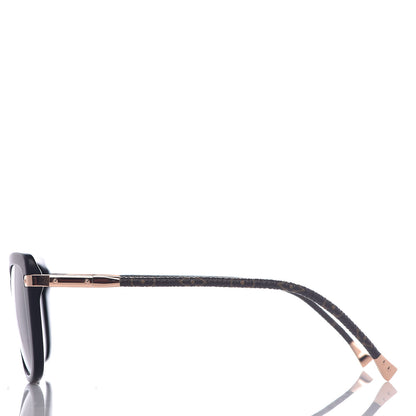 Louis Vuitton Monogram Acetate Charlotte Sunglasses Z0781W Black 3 of 6