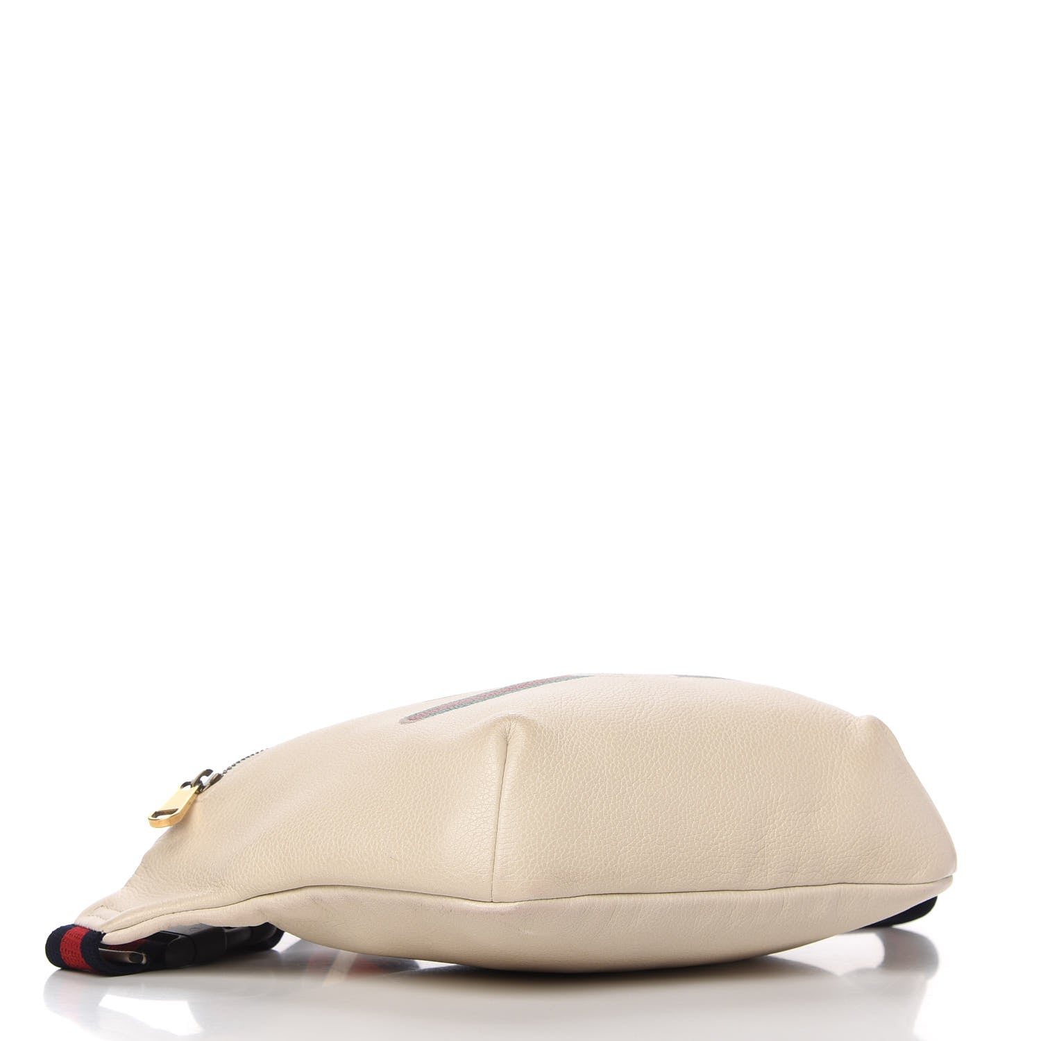 Gucci Grained Calfskin Logo Belt Bag White 4 of 10
