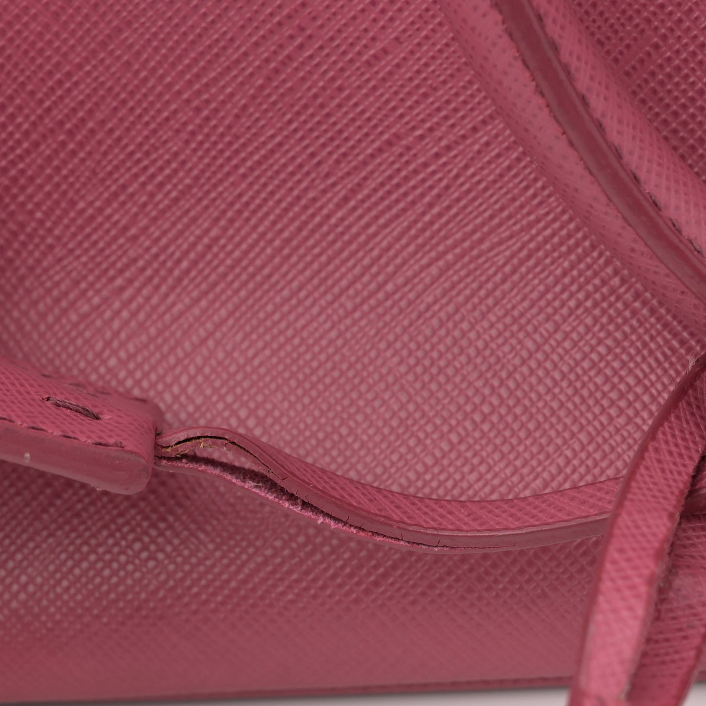 Saffiano Mini Galleria Double Zip Tote Peonia