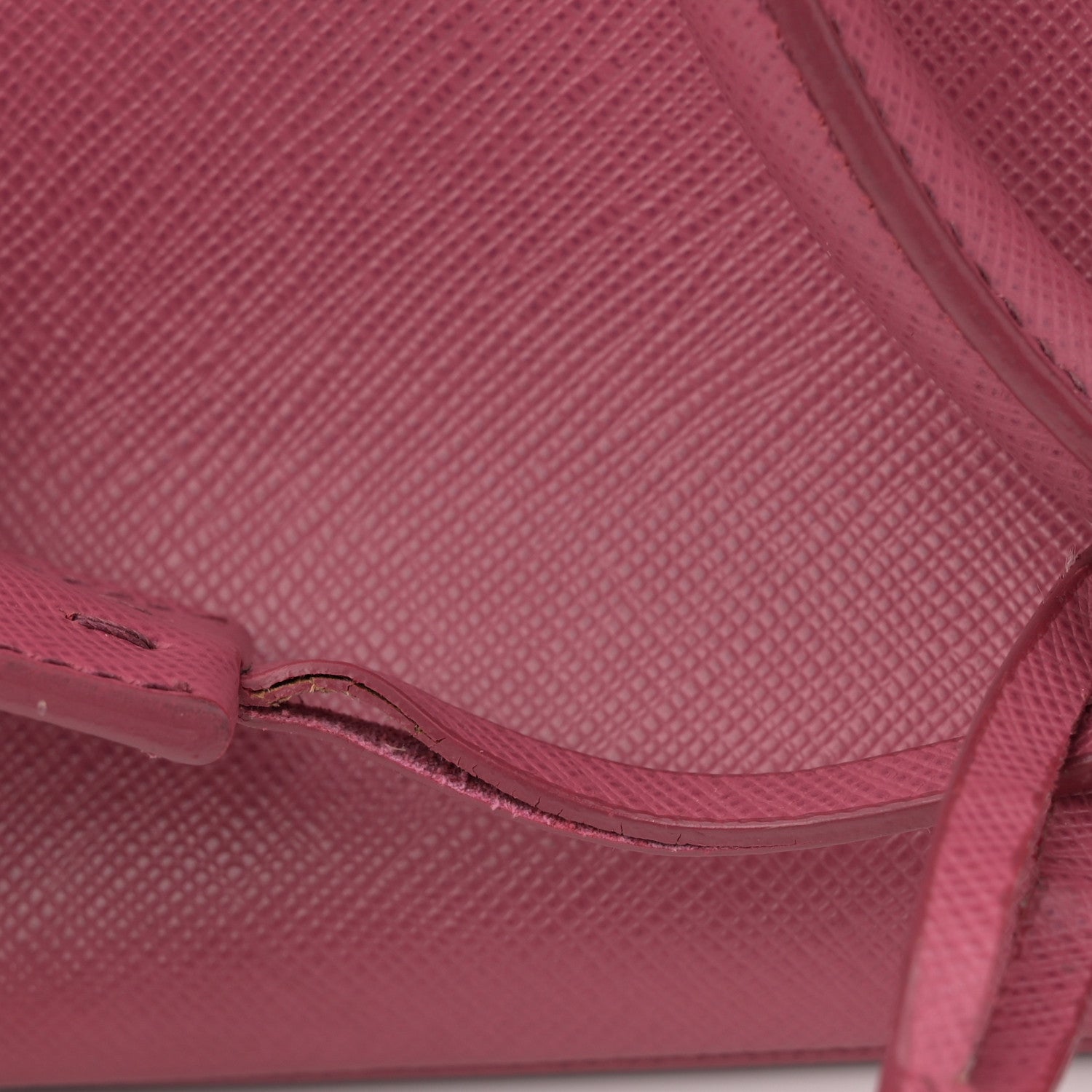 Prada Saffiano Mini Galleria Double Zip Tote Peonia 12 of 12