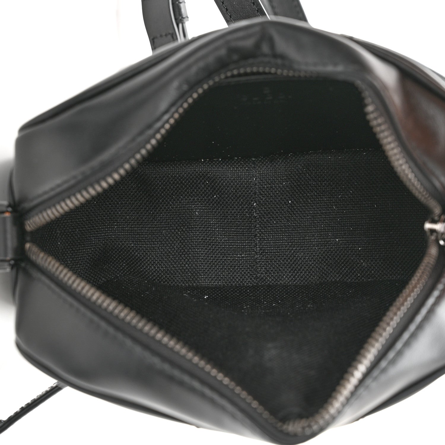 Gucci Calfskin Matelasse Monochrome Mini GG Marmont Chain Shoulder Bag Black 5 of 11