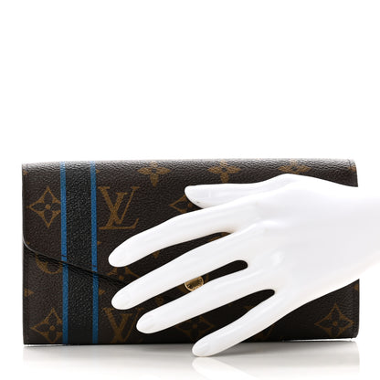 Louis Vuitton Monogram My LV Heritage Sarah Wallet NM Blue Marine 2 of 7