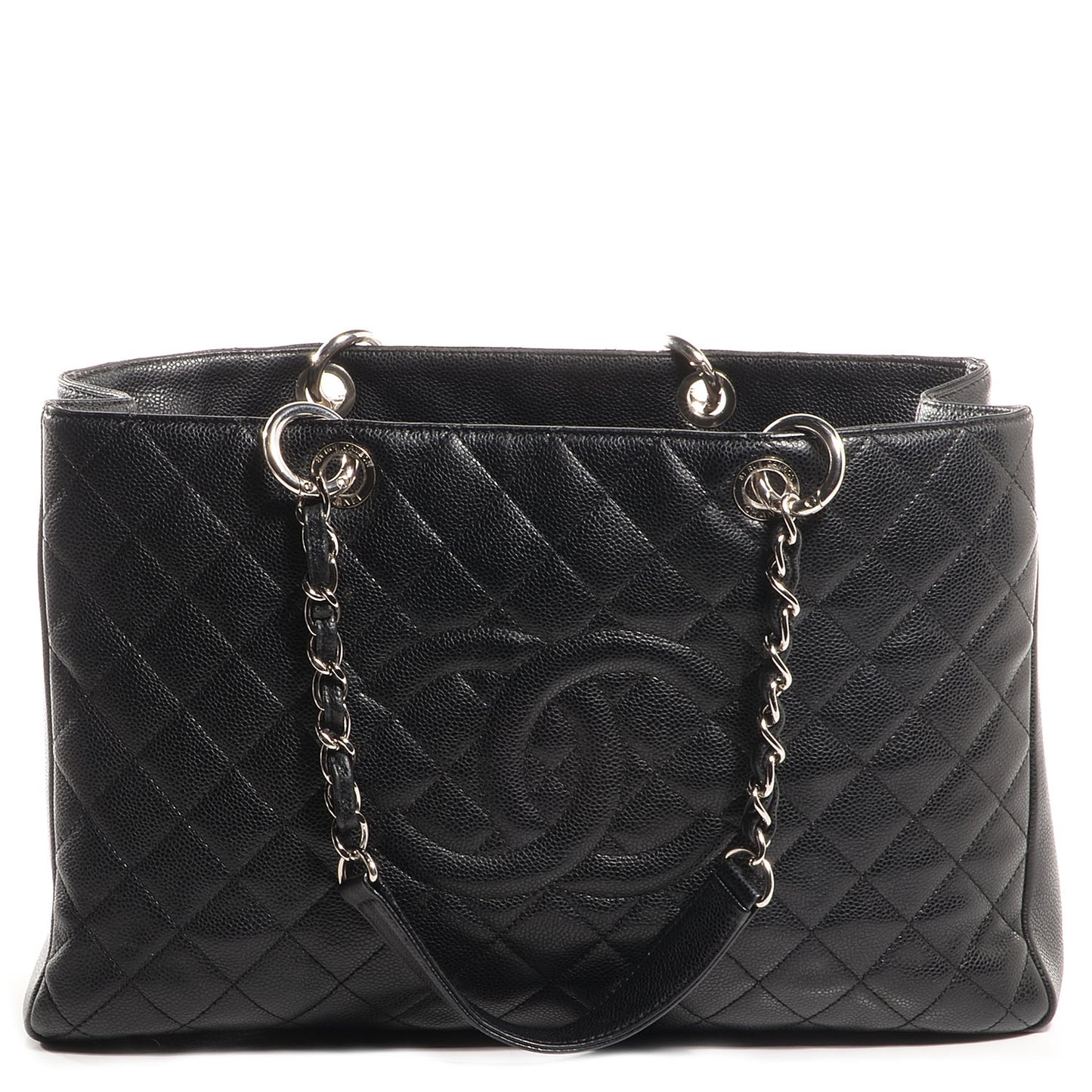 Caviar XL Grand Shopping Tote Black
