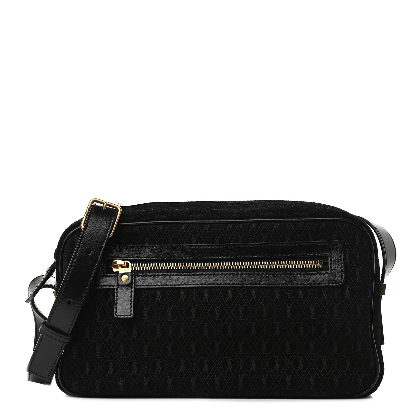Monogram All Over Camera Bag Black