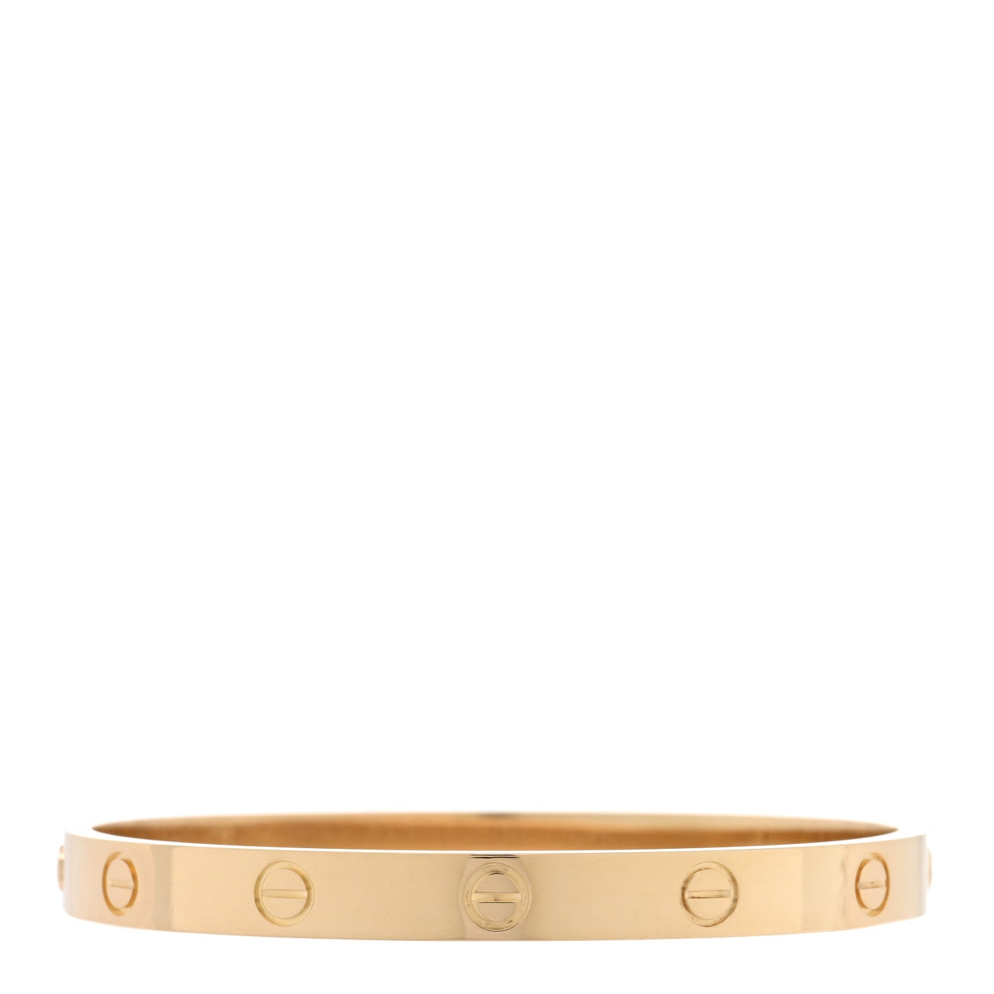 18K Yellow Gold LOVE Bracelet 17