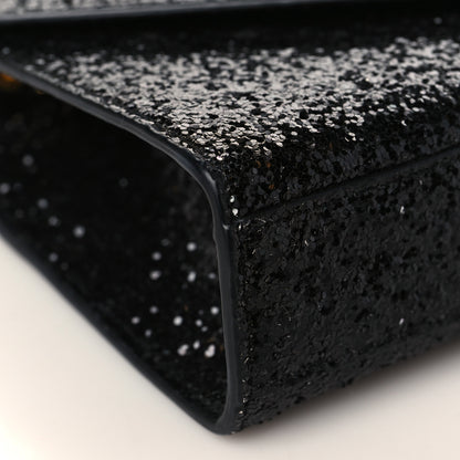 Saint Laurent Glitter Monogram Galactica Satchel Black 8 of 9