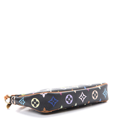 Louis Vuitton Monogram Multicolor Pochette Accessories Black 3 of 14