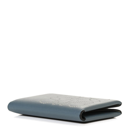 Loewe Calfskin Calfskin Anagram Bifold Card Holder Stone Blue 4 of 8