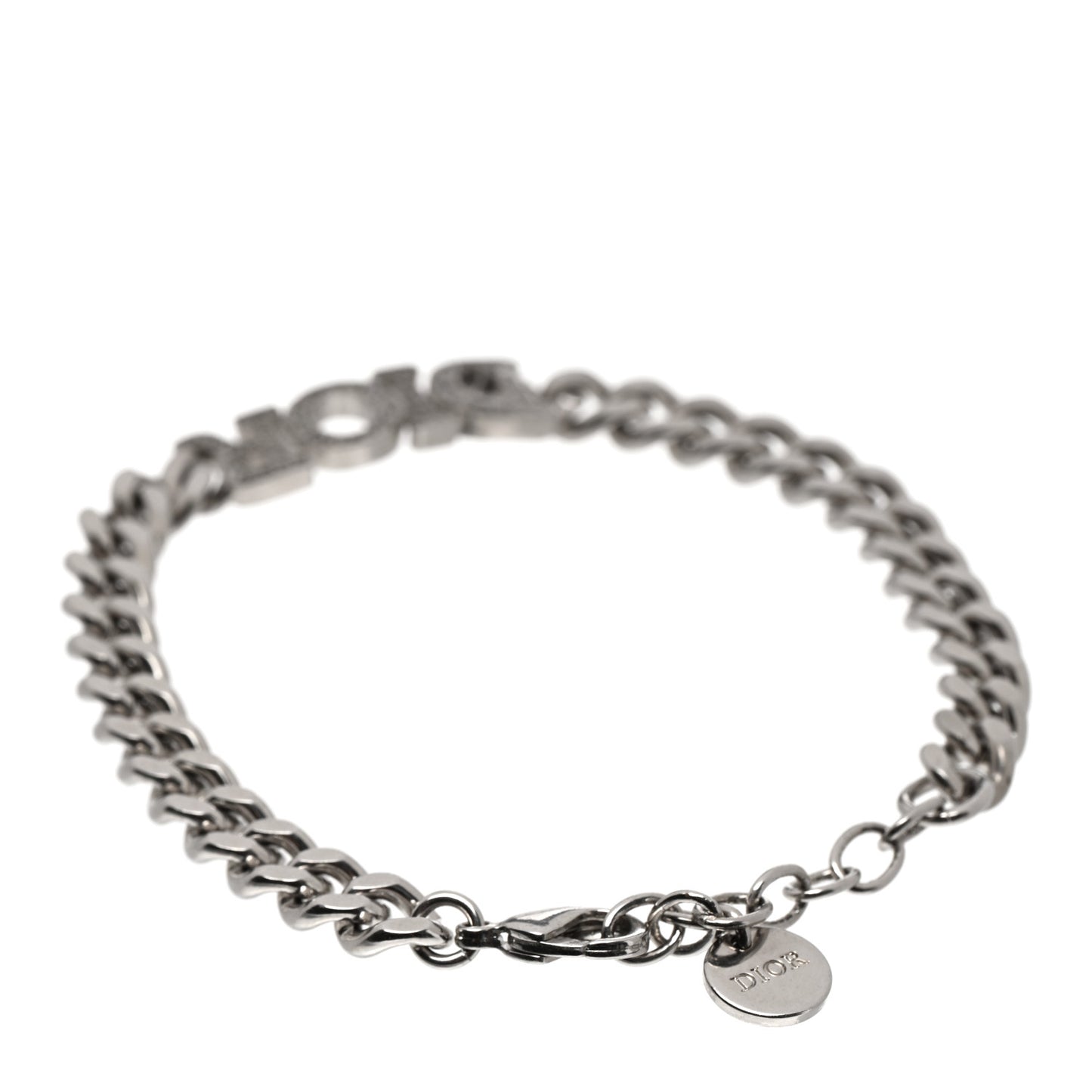 Metal Crystal Dio(r)evolution Bracelet Silver