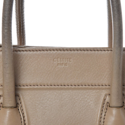 Celine Supple Calfskin Medium Phantom Luggage Beige 9 of 11