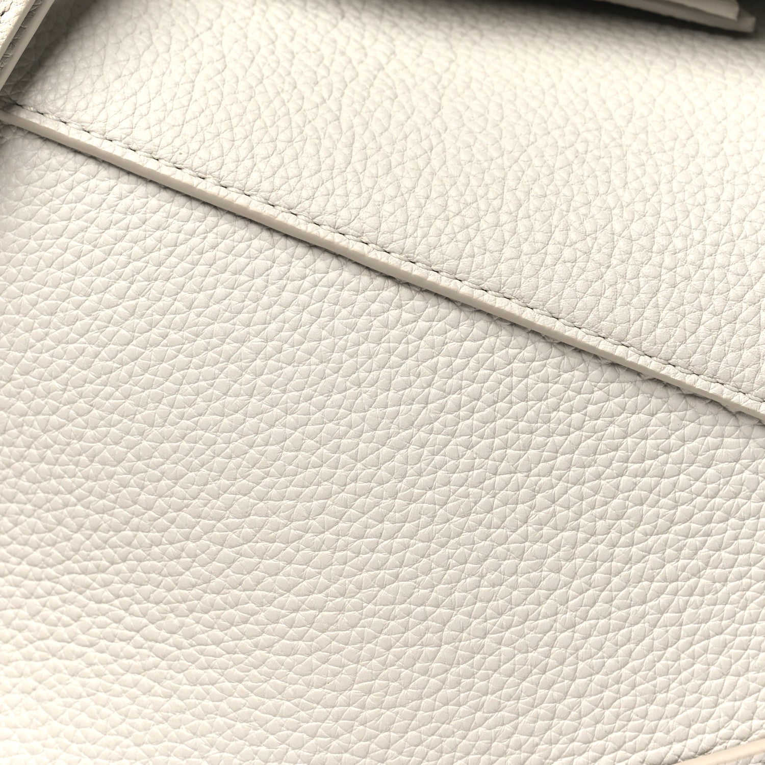 Loewe Soft Grained Calfskin Small Puzzle Edge Bag Soft White 7 of 9
