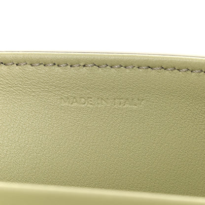 Celine Shiny Calfskin Triomphe Chain Shoulder Bag Almond Green 7 of 10