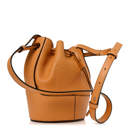 Loewe Calfskin Small Balloon Bucket Bag Yellow 3 of 9