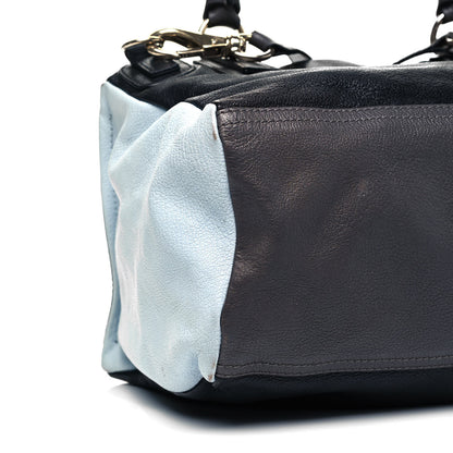 Givenchy Sugar Goatskin Medium Tri-Color Pandora Blue Grey Black 7 of 16