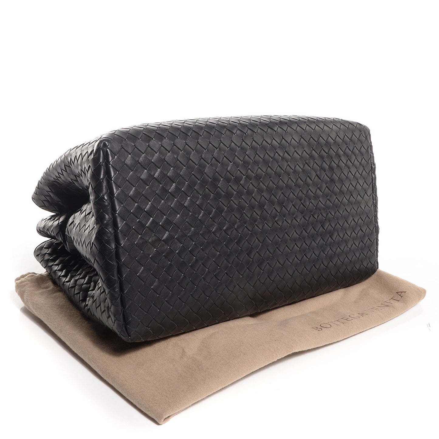 Nappa Intrecciato Roma Tote Nero Black