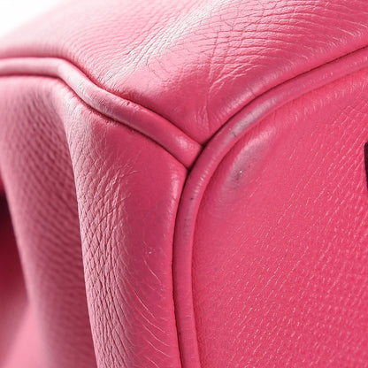 Hermes Epsom Candy Birkin 35 Rose Tyrien Rubis 37 of 46