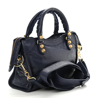 Balenciaga Agneau Giant 12 Gold Hardware Mini City Gris Chartreux 3 of 9