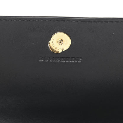 Burberry Haymarket Check Henley Wallet On Chain Black 6 of 13