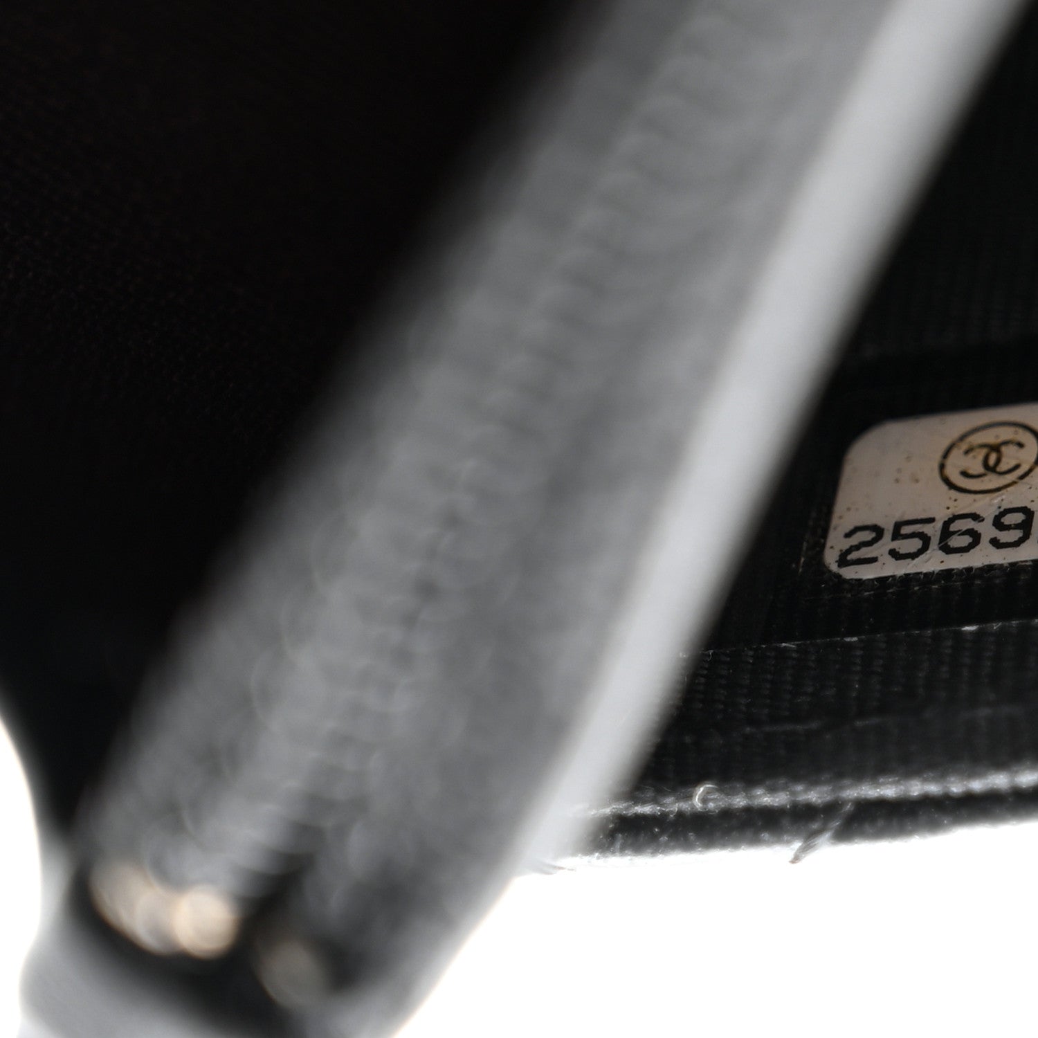 Chanel Aged Calfskin Quilted Lucky Charms 2.55 Reissue Wallet On Chain WOC Black 7 of 15