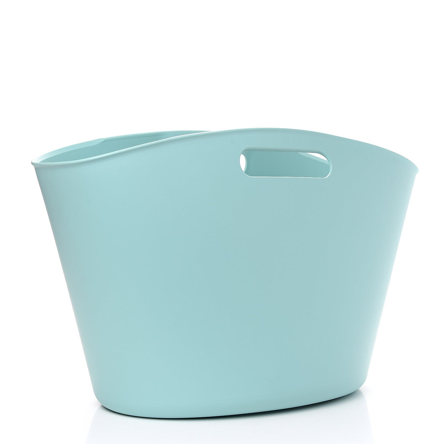 Rubber Oversized Logo Tote Teal