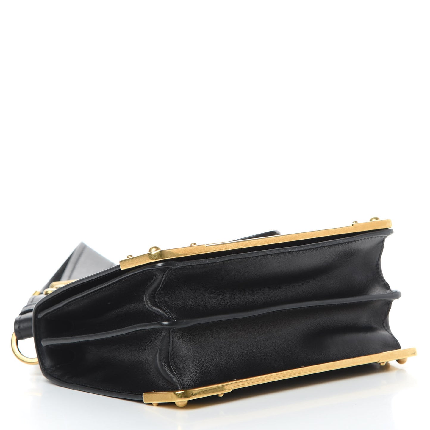 City Calf Saffiano Cahier Bag Black
