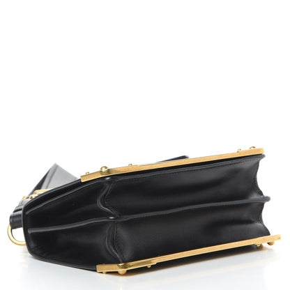 Prada City Calf Saffiano Cahier Bag Black 4 of 9