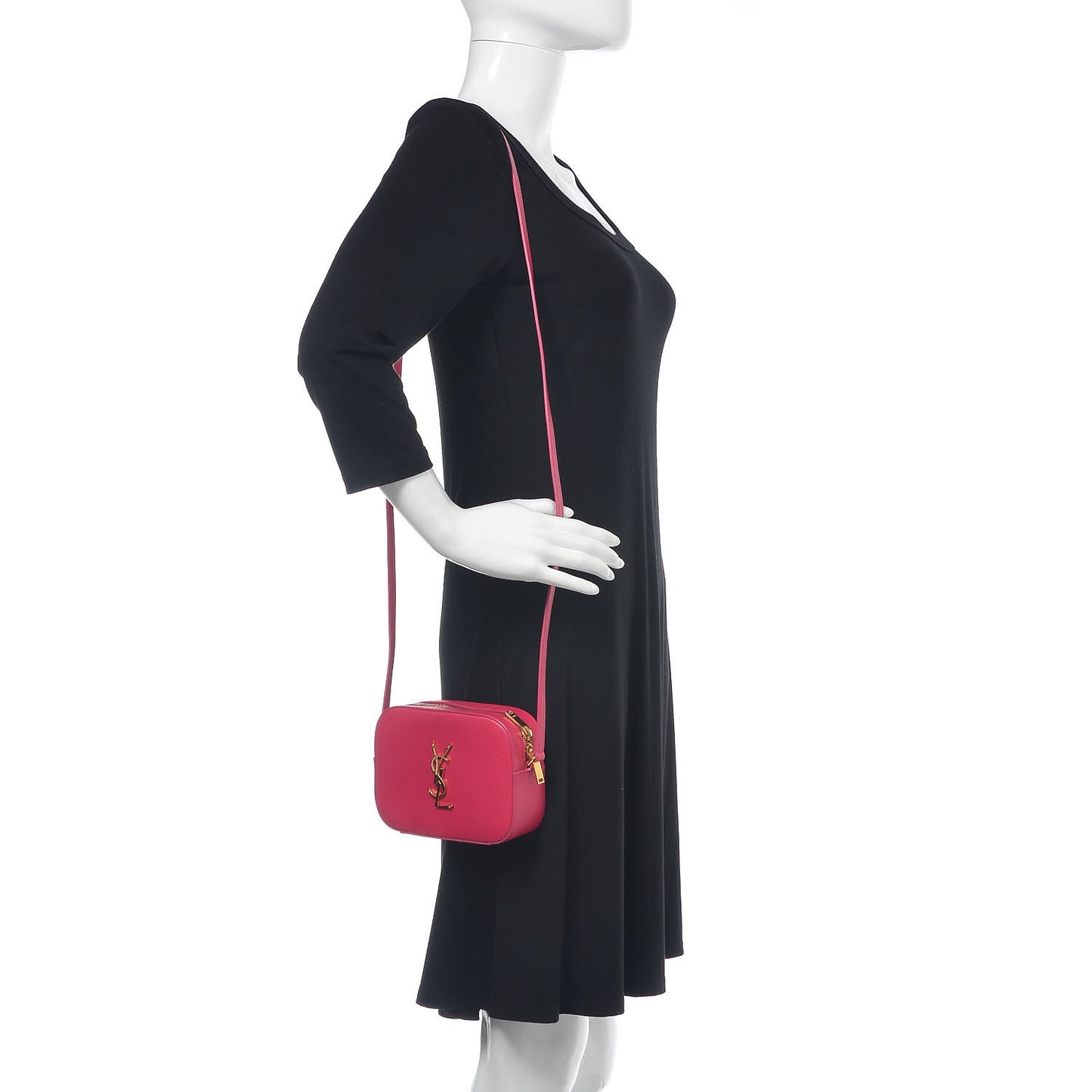 Grain De Poudre Small Classic Monogram Camera Bag Bubblegum