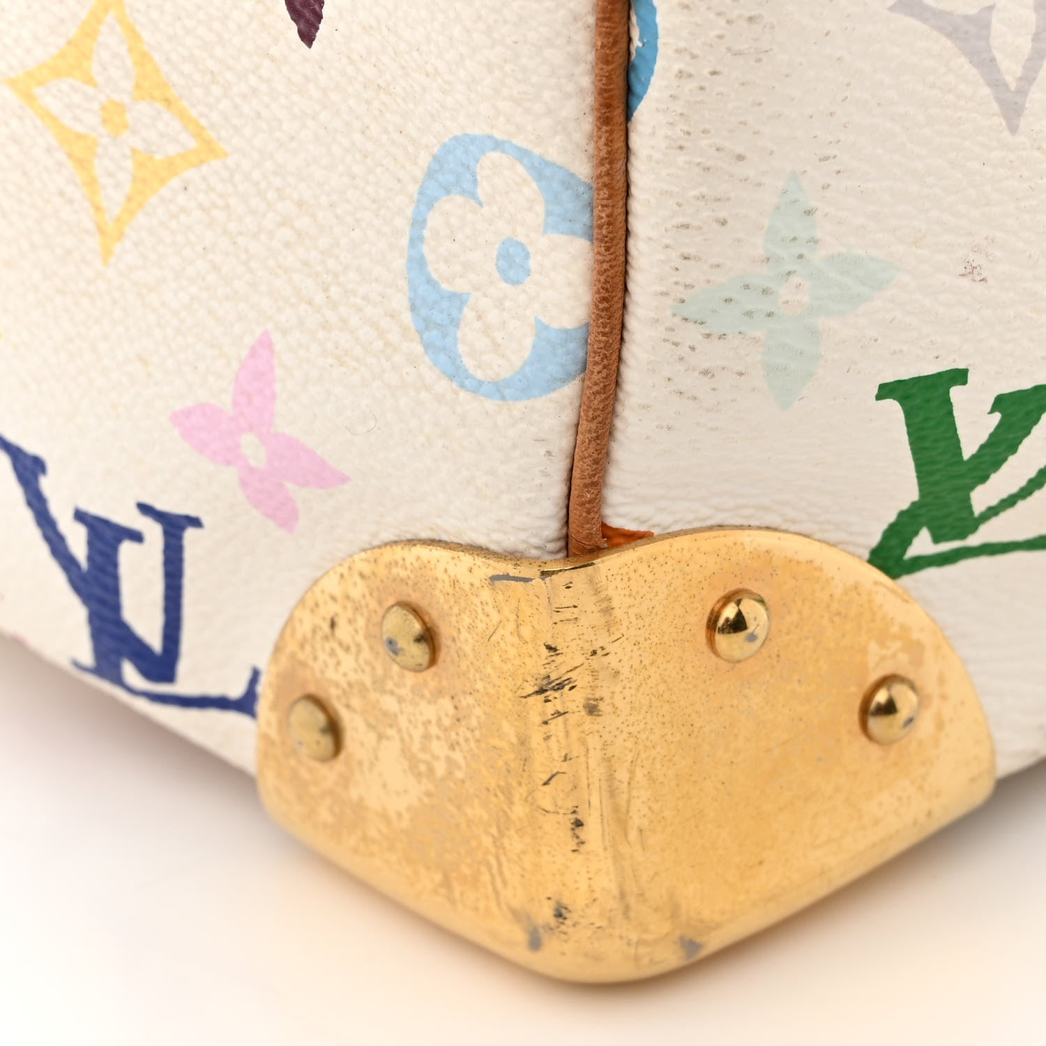 Louis Vuitton Monogram Multicolor Speedy 30 White 14 of 15