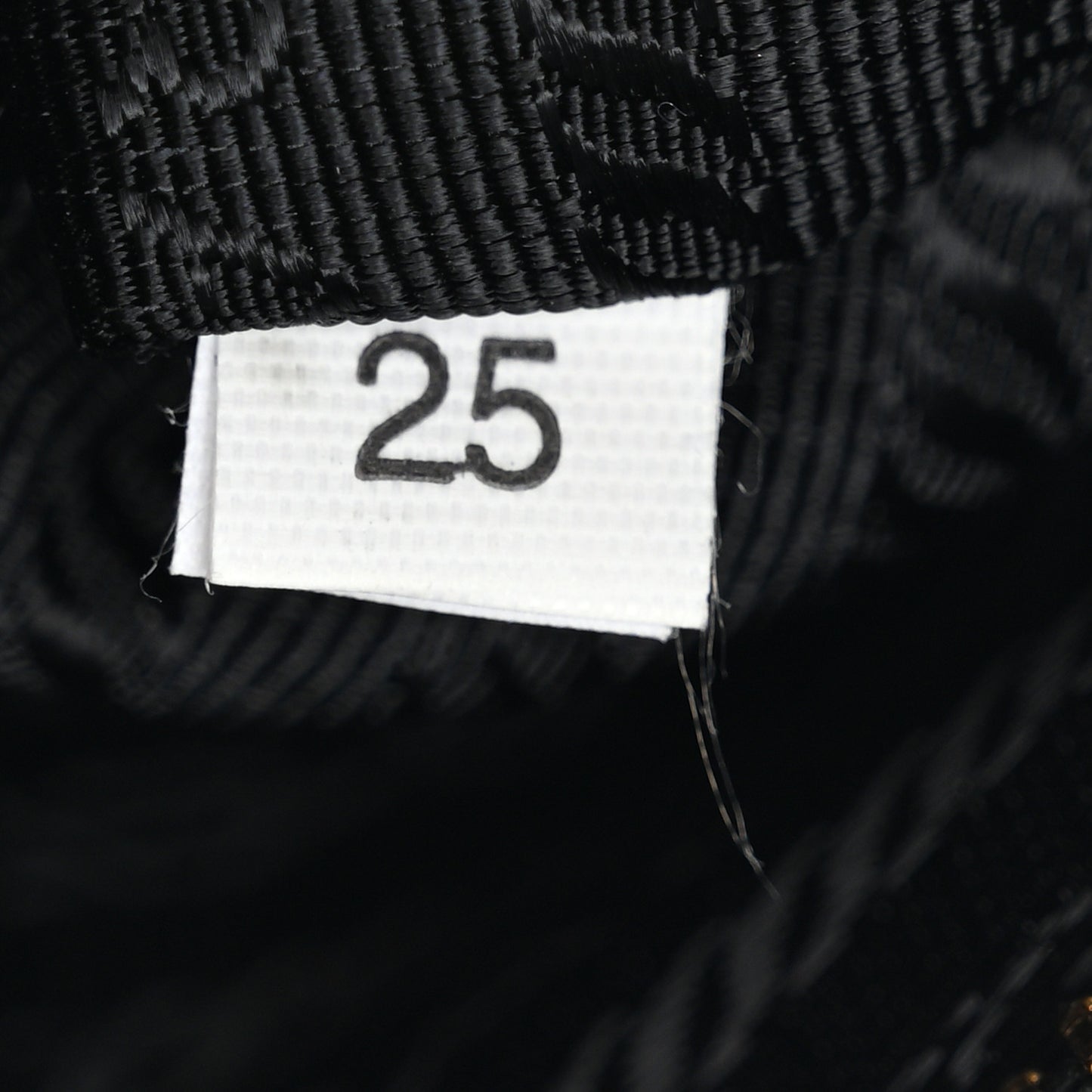 Tessuto Nylon Saffiano Mini Re-Edition 2005 Bag Black