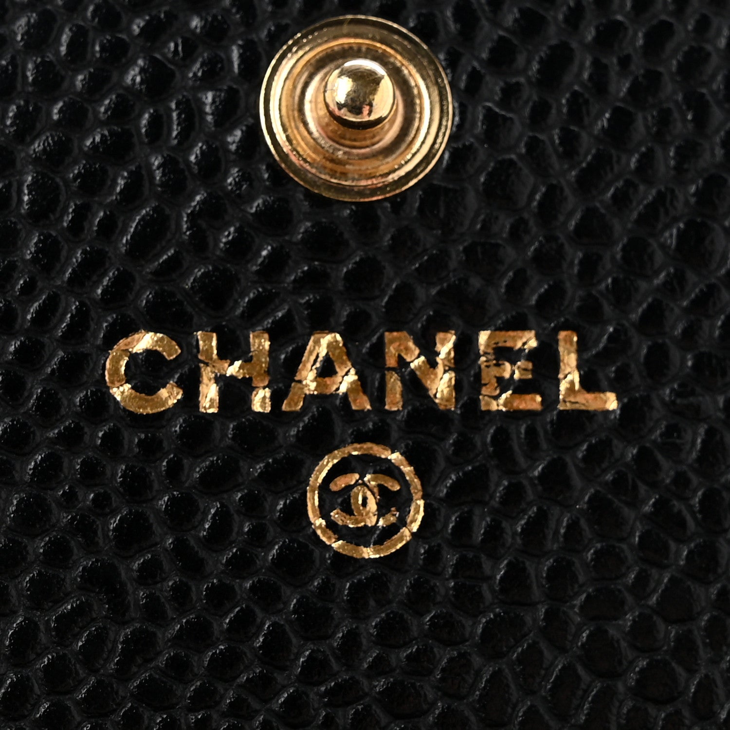 Chanel Caviar Quilted Large Gusset Flap Wallet Black 6 of 10