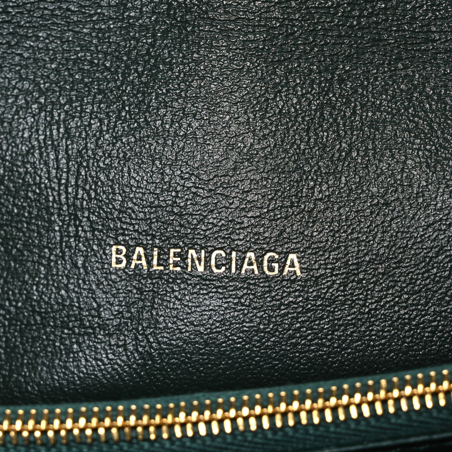 Balenciaga Extra Supple Calfskin Crocodile Embossed Small Crush Chain Bag Forest Green 6 of 10