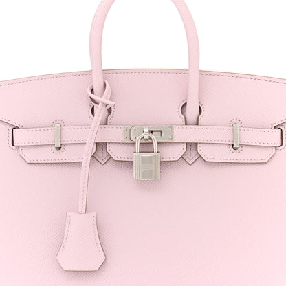 Hermes Epsom Birkin Sellier 25 Mauve Pale 8 of 11