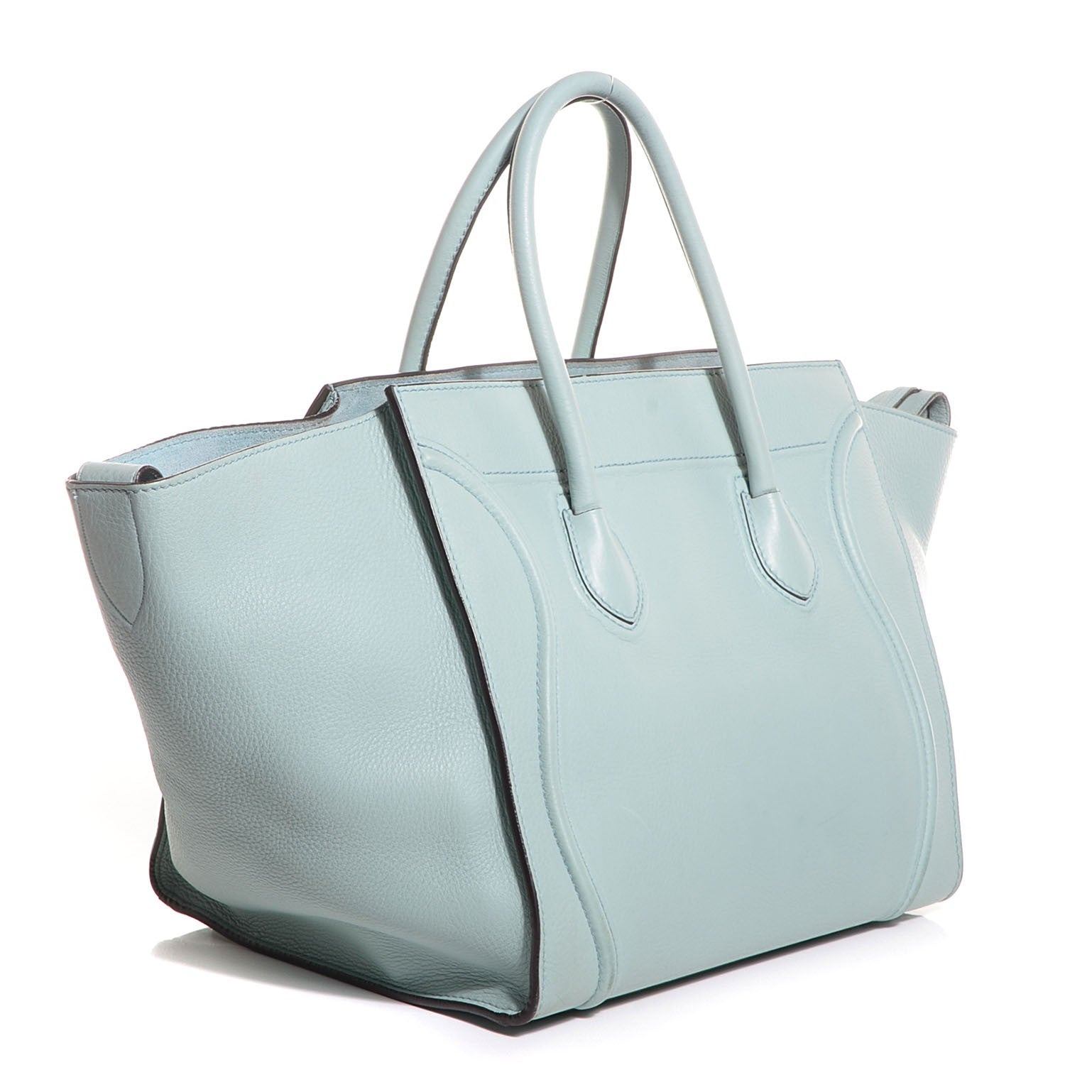 Celine Supple Calfskin Medium Phantom Luggage Glacier 3 of 9