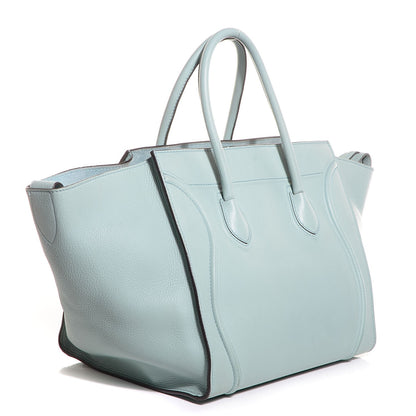 Celine Supple Calfskin Medium Phantom Luggage Glacier 3 of 9