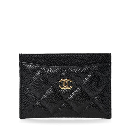 Chanel Caviar Quilted Card Holder Black 1 of 4