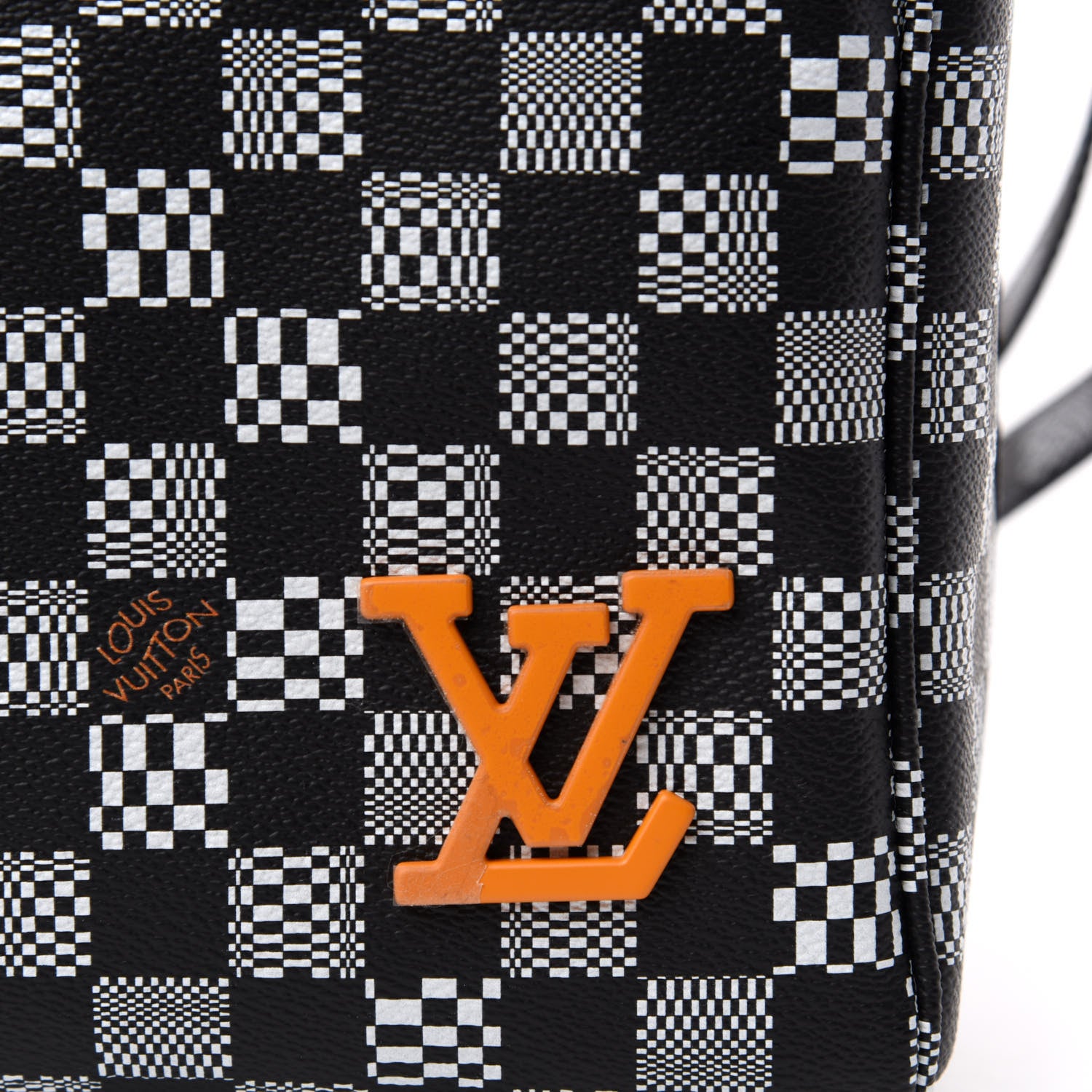 Louis Vuitton Damier Distorted Keepall Bandouliere 50 Black White 8 of 8